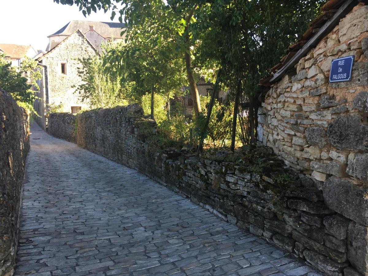 Maison En Pierres Au Coeur Du Village Medieval De Villeneuve Kültér fotó
